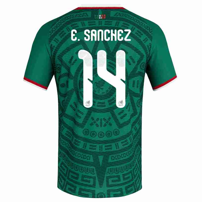 E. SANCHEZ NO.14 Camiseta México Primera Equipacion 2026 – Versión Jugador E. SANCHEZ NO.14 Camiseta México Primera Equipacion 2026 – Versión Jugador