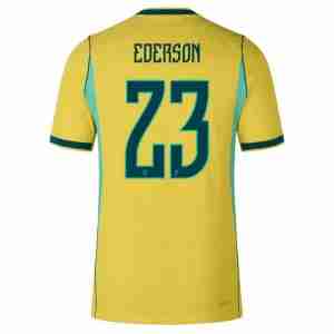 EDERSON NO.23 Camiseta Brasil Primera Equipacion 2026 – Versión Jugador