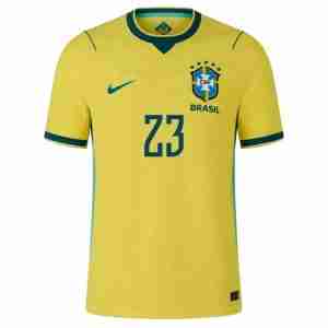 EDERSON NO.23 Camiseta Brasil Primera Equipacion 2026 – Versión Jugador_1