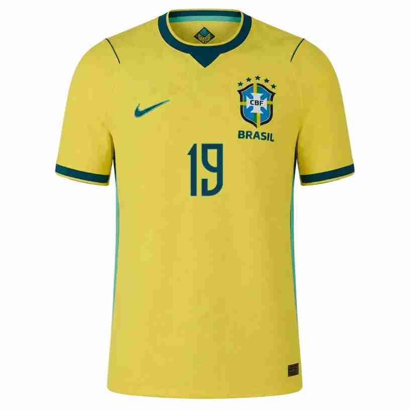 ENDRICK NO.19 Camiseta Brasil Primera Equipacion 2026 – Versión Jugador_1 ENDRICK NO.19 Camiseta Brasil Primera Equipacion 2026 – Versión Jugador_1