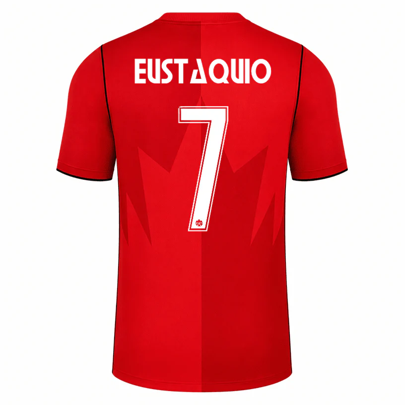 EUSTAQUIO NO.7 Camiseta Canadá Primera Equipacion 2026 – Versión Jugador EUSTAQUIO NO.7 Camiseta Canadá Primera Equipacion 2026 – Versión Jugador