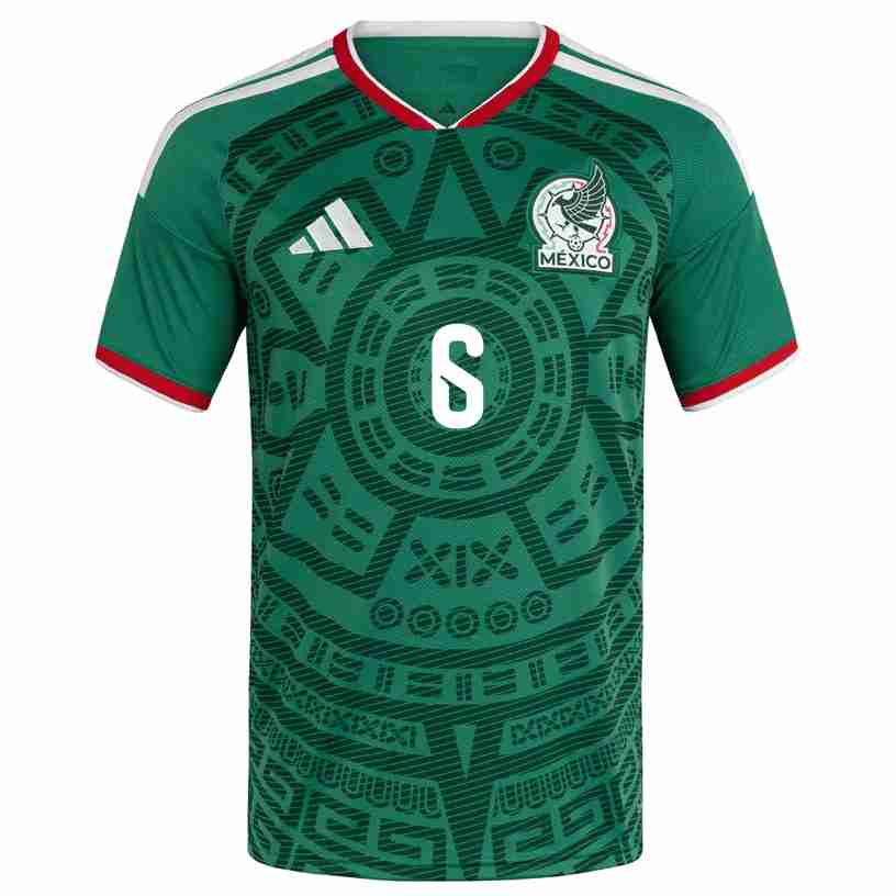 G. ARTEAGA NO.6 Camiseta México Primera Equipacion 2026 – Versión Jugador_1 G. ARTEAGA NO.6 Camiseta México Primera Equipacion 2026 – Versión Jugador_1