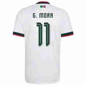 G. MORA NO.11 Camiseta México Segunda Equipacion 2026 – Versión Jugador