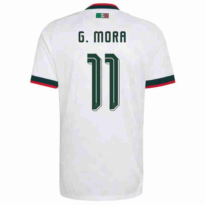G. MORA NO.11 Camiseta México Segunda Equipacion 2026 – Versión Jugador G. MORA NO.11 Camiseta México Segunda Equipacion 2026 – Versión Jugador