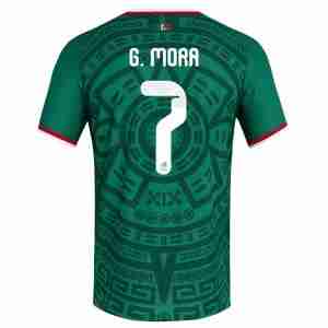 G. MORA NO.7 Camiseta México Primera Equipacion 2026 – Versión Jugador