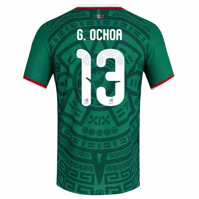 G. OCHOA NO.13 Camiseta México Primera Equipacion 2026 – Versión Jugador G. OCHOA NO.13 Camiseta México Primera Equipacion 2026 – Versión Jugador