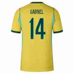 GABRIEL NO.14 Camiseta Brasil Primera Equipacion 2026 – Versión Jugador