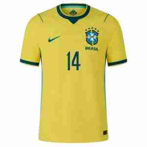 GABRIEL NO.14 Camiseta Brasil Primera Equipacion 2026 – Versión Jugador_1