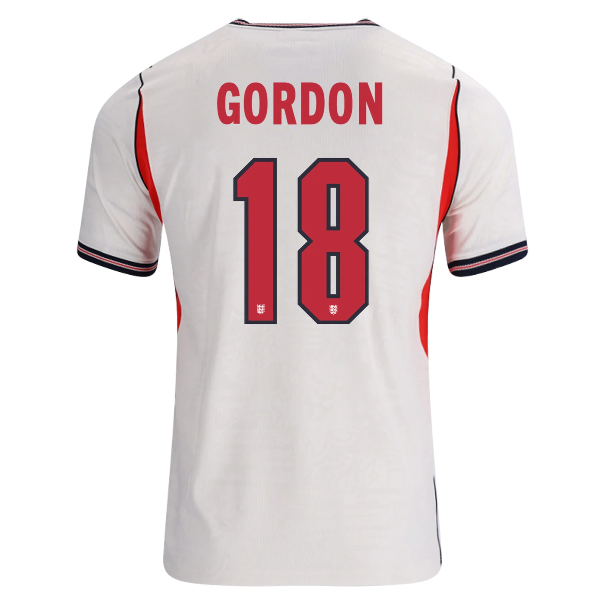 GORDON NO.18 Camiseta Inglaterra Primera Equipacion 2026 – Versión Jugador GORDON NO.18 Camiseta Inglaterra Primera Equipacion 2026 – Versión Jugador
