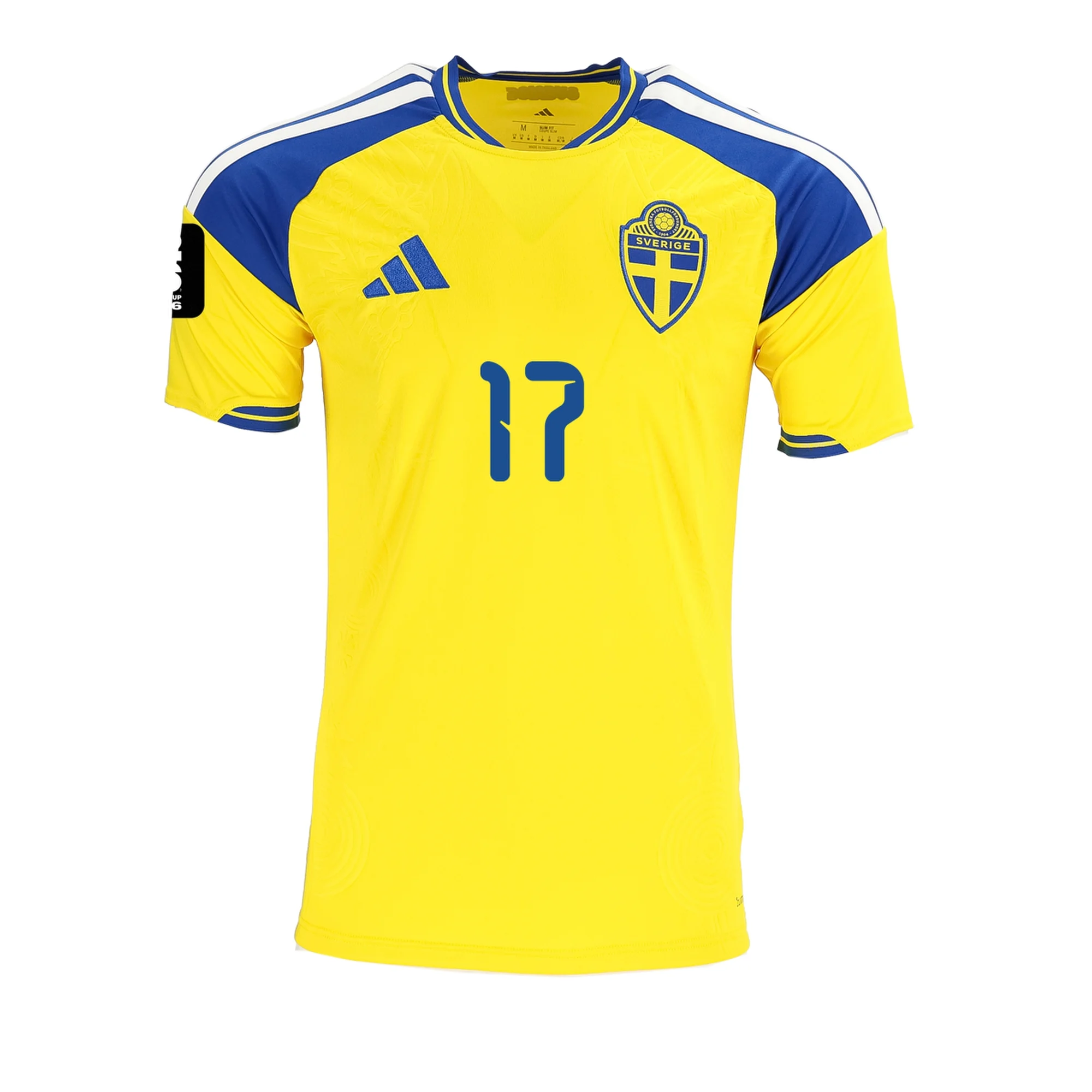 GYÖKERES NO.17 Camiseta Suecia Primera Equipacion 2026 – Versión Jugador_1 GYÖKERES NO.17 Camiseta Suecia Primera Equipacion 2026 – Versión Jugador_1