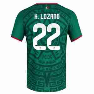 H. LOZANO NO.22 Camiseta México Primera Equipacion 2026 – Versión Jugador