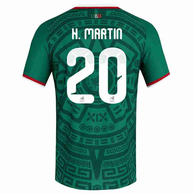 H. MARTIN NO.20 Camiseta México Primera Equipacion 2026 – Versión Jugador H. MARTIN NO.20 Camiseta México Primera Equipacion 2026 – Versión Jugador