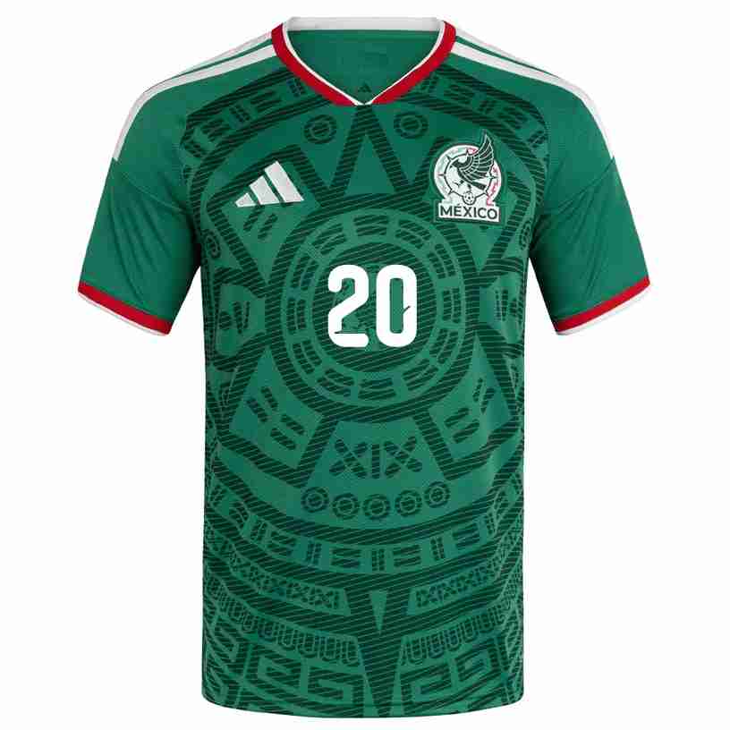 H. MARTIN NO.20 Camiseta México Primera Equipacion 2026 – Versión Jugador_1 H. MARTIN NO.20 Camiseta México Primera Equipacion 2026 – Versión Jugador_1
