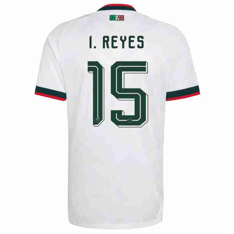I. REYES NO.15 Camiseta México Segunda Equipacion 2026 – Versión Jugador I. REYES NO.15 Camiseta México Segunda Equipacion 2026 – Versión Jugador