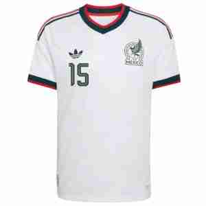 I. REYES NO.15 Camiseta México Segunda Equipacion 2026 – Versión Jugador_1