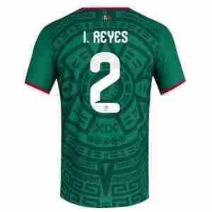 I. REYES NO.2 Camiseta México Primera Equipacion 2026 – Versión Jugador