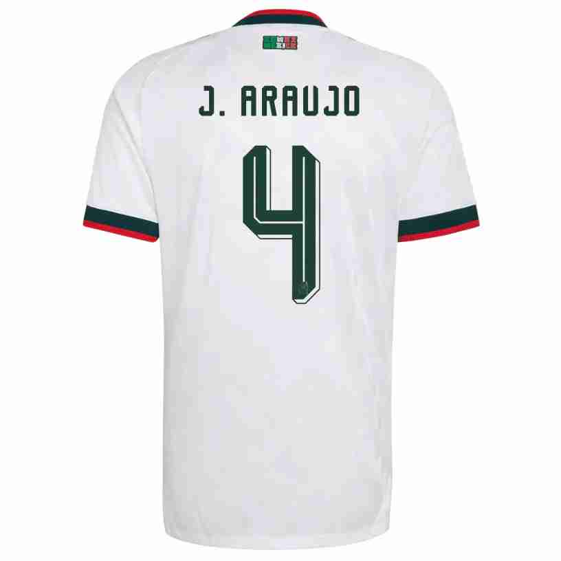 J. ARAUJO NO.4 Camiseta México Segunda Equipacion 2026 – Versión Jugador J. ARAUJO NO.4 Camiseta México Segunda Equipacion 2026 – Versión Jugador