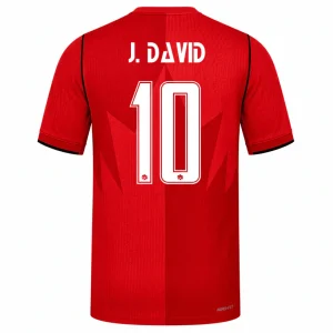 J. DAVID NO.10 Camiseta Canadá Primera Equipacion 2026 – Versión Jugador