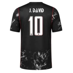 J. DAVID NO.10 Camiseta Canadá Segunda Equipacion 2026 – Versión Jugador