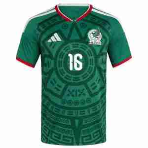 J. QUINONES NO.16 Camiseta México Primera Equipacion 2026 – Versión Jugador_1