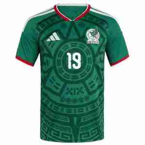 J. SANCHEZ NO.19 Camiseta México Primera Equipacion 2026 – Versión Jugador_1