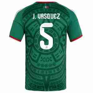 J. VASQUEZ NO.5 Camiseta México Primera Equipacion 2026 – Versión Jugador