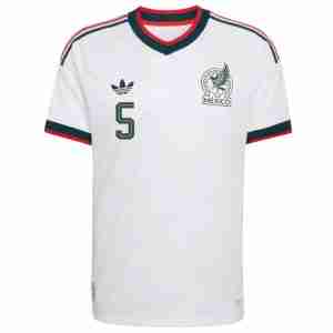 J. VASQUEZ NO.5 Camiseta México Segunda Equipacion 2026 – Versión Jugador_1