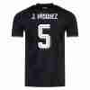 J.VÁSQUEZ NO.5 Camiseta México Tercera Equipacion 2026 – Versión Jugador