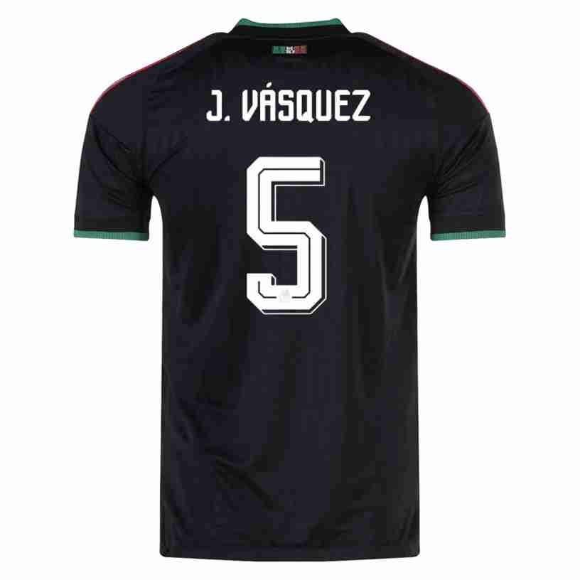 J.VÁSQUEZ NO.5 Camiseta México Tercera Equipacion 2026 – Versión Jugador J.VÁSQUEZ NO.5 Camiseta México Tercera Equipacion 2026 – Versión Jugador
