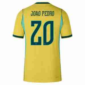 JOAO PEDRO NO.20 Camiseta Brasil Primera Equipacion 2026 – Versión Jugador