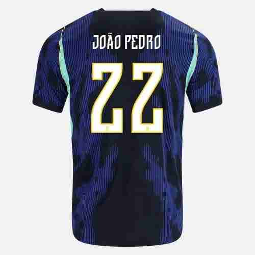 JOÃO PEDRO NO.22 Camiseta Brasil Segunda Equipacion 2026 – Versión Jugador JOÃO PEDRO NO.22 Camiseta Brasil Segunda Equipacion 2026 – Versión Jugador
