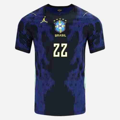 JOÃO PEDRO NO.22 Camiseta Brasil Segunda Equipacion 2026 – Versión Jugador_1 JOÃO PEDRO NO.22 Camiseta Brasil Segunda Equipacion 2026 – Versión Jugador_1