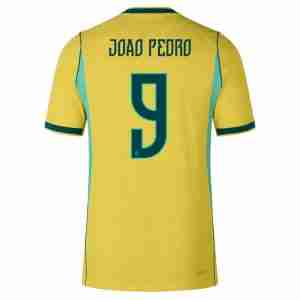 JOAO PEDRO NO.9 Camiseta Brasil Primera Equipacion 2026 – Versión Jugador