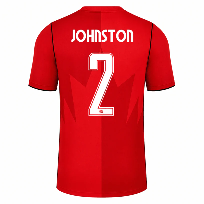 JOHNSTON NO.2 Camiseta Canadá Primera Equipacion 2026 – Versión Jugador JOHNSTON NO.2 Camiseta Canadá Primera Equipacion 2026 – Versión Jugador
