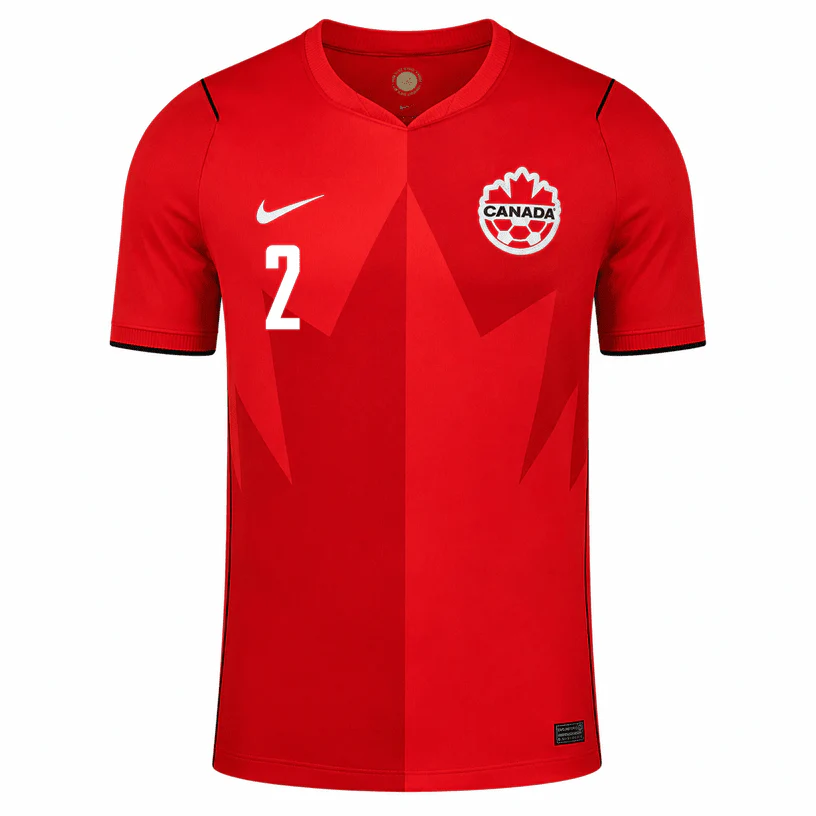 JOHNSTON NO.2 Camiseta Canadá Primera Equipacion 2026 – Versión Jugador_1 JOHNSTON NO.2 Camiseta Canadá Primera Equipacion 2026 – Versión Jugador_1