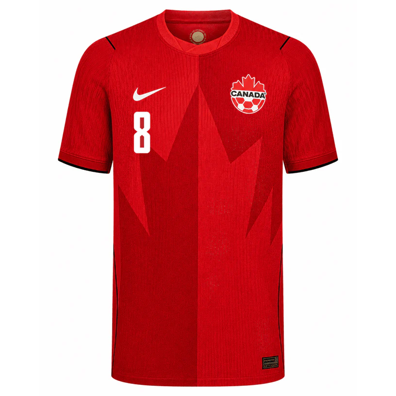 KONE NO.8 Camiseta Canadá Primera Equipacion 2026 – Versión Jugador_1 KONE NO.8 Camiseta Canadá Primera Equipacion 2026 – Versión Jugador_1