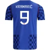 KRAMARIĆ NO.9 Camiseta Croatia Segunda Equipacion 2026 – Versión Jugador