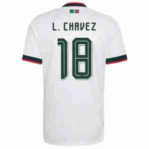 L. CHAVEZ NO.18 Camiseta México Segunda Equipacion 2026 – Versión Jugador