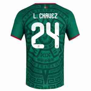 L. CHAVEZ NO.24 Camiseta México Primera Equipacion 2026 – Versión Jugador