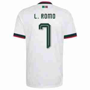 L. ROMO NO.7 Camiseta México Segunda Equipacion 2026 – Versión Jugador