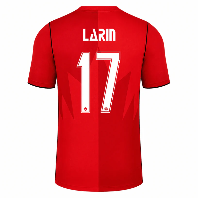 LARIN NO.17 Camiseta Canadá Primera Equipacion 2026 – Versión Jugador LARIN NO.17 Camiseta Canadá Primera Equipacion 2026 – Versión Jugador