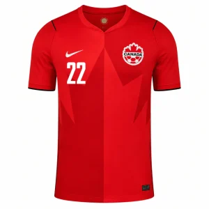 LARYEA NO.22 Camiseta Canadá Primera Equipacion 2026 – Versión Jugador_1