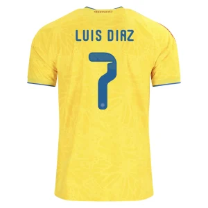 LUIS DIAZ NO.7 Camiseta Colombia Primera Equipacion 2026 – Versión Jugador