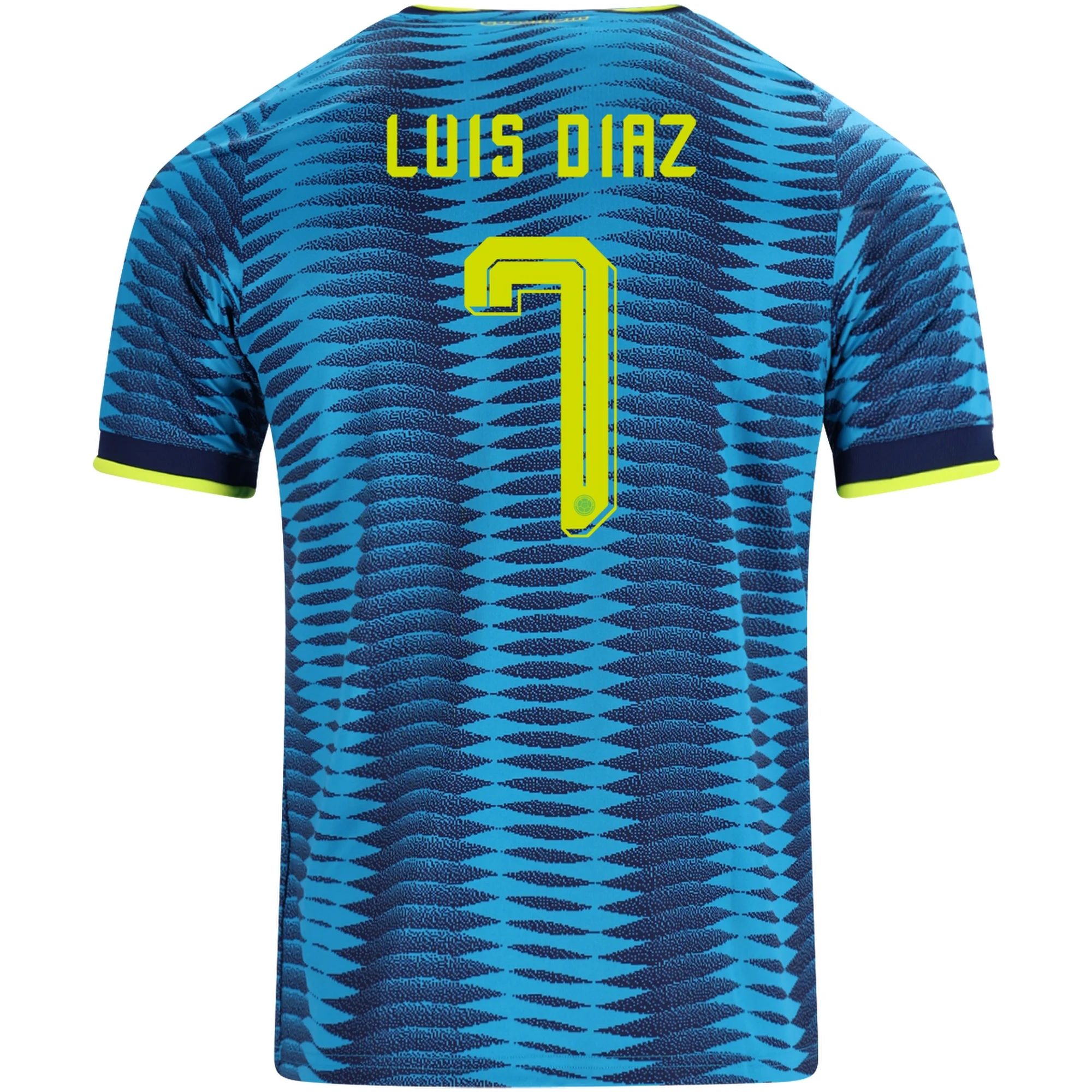 LUIS DIAZ NO.7 Camiseta Colombia Segunda Equipacion 2026 – Versión Jugador LUIS DIAZ NO.7 Camiseta Colombia Segunda Equipacion 2026 – Versión Jugador
