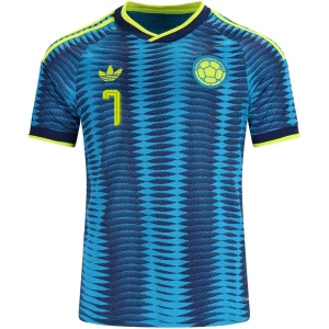 LUIS DIAZ NO.7 Camiseta Colombia Segunda Equipacion 2026 – Versión Jugador_1