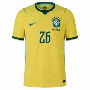 LUIZ HENRIQUE NO.26 Camiseta Brasil Primera Equipacion 2026 – Versión Jugador_1