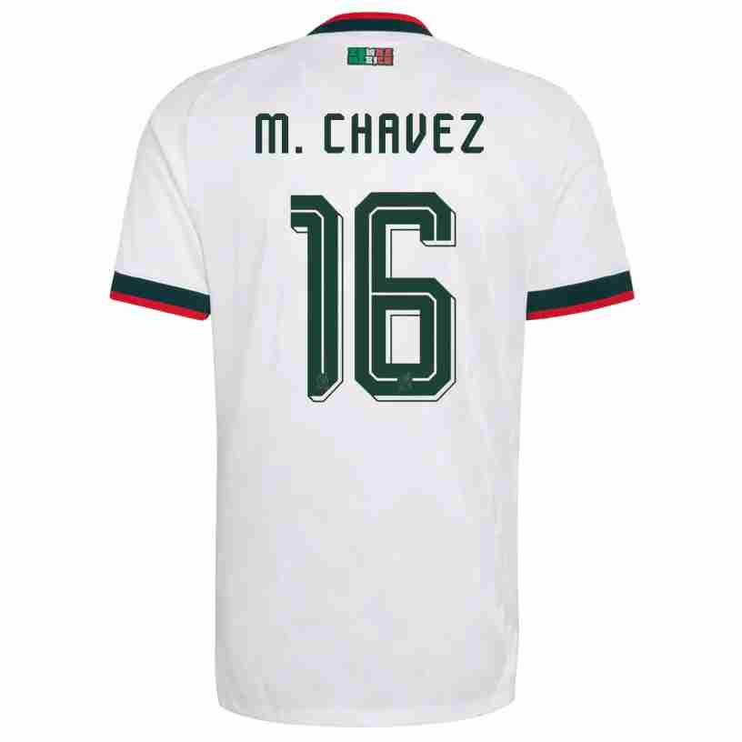 M. CHAVEZ NO.16 Camiseta México Segunda Equipacion 2026 – Versión Jugador M. CHAVEZ NO.16 Camiseta México Segunda Equipacion 2026 – Versión Jugador