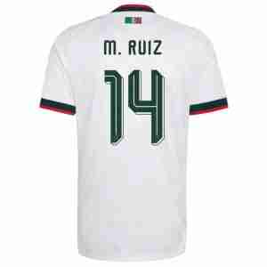M. RUIZ NO.14 Camiseta México Segunda Equipacion 2026 – Versión Jugador