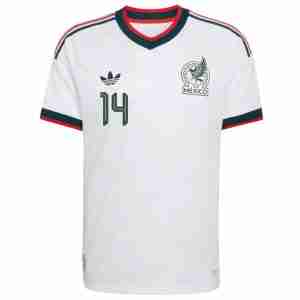 M. RUIZ NO.14 Camiseta México Segunda Equipacion 2026 – Versión Jugador_1