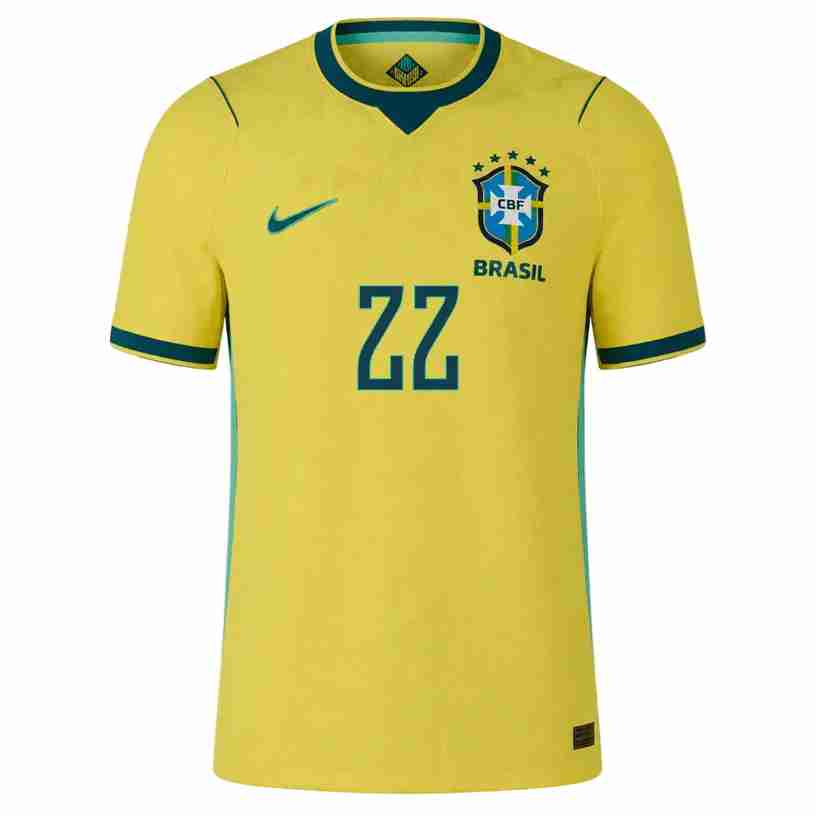 MARTINELLI NO.22 Camiseta Brasil Primera Equipacion 2026 – Versión Jugador_1 MARTINELLI NO.22 Camiseta Brasil Primera Equipacion 2026 – Versión Jugador_1